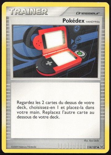 Carte pokémon pokédex - carte,