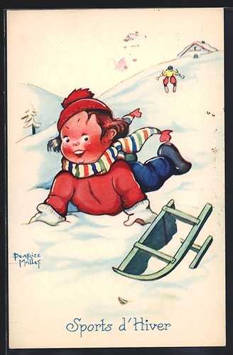 Carte postale artiste - carte,