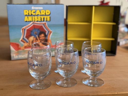 Rare coffret verres - , ricard
