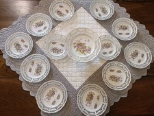 Service à Dessert Porcelaine Ajourée Gesetzlich Geschutzt Ancien 