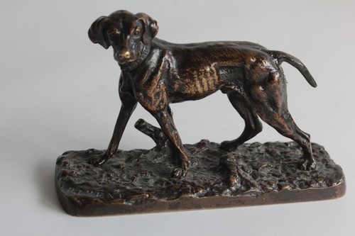 Bronze animalier chien - chien, de