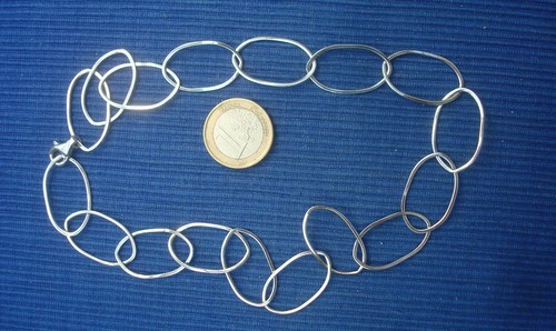 B36 collier fantaisie - fantaisie, argent