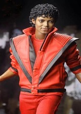 Veste En Cuir Rouge Thriller De Michael Jackson Pour Homme