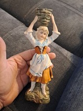 Ancien Personnage Biscuit Allemand Germany 19ème Art Nouveau 