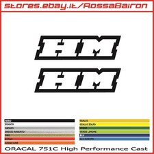 Kit 2 Adhésifs Hm Moto Honda Crf mm.200x56 - Stickers Autocollants