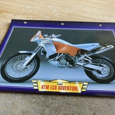 KTM 950 LC8 Adventure 2002 fiche carte moto passion collection Atlas