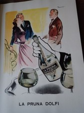 PRUNA DOLFI ALSACE par BRENOT + BARTISSOL pub FRANCE ILLUSTRATION Noel 1948 col
