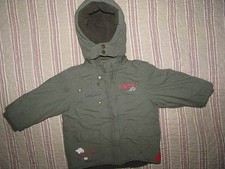 blouson Manteau VERT DOUBLE Orchestra 23 mois 86 CM