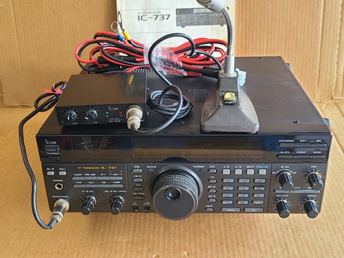 Icom ic737 transceiver with - hf,