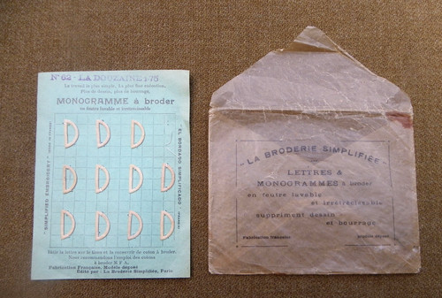 Mercerie ancienne carte de - -,