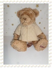 Peluche ours brun tartan - ④,