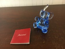 Eléphant bleu en cristal de