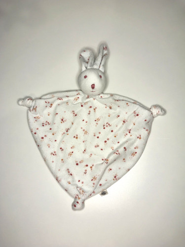 Doudou plat triangle lapin - doudou,