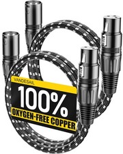 VANDESAIL XLR Cables, 3ft 2