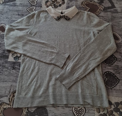 Pull gris clair femme camaieu - pull,
