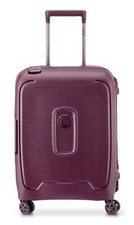 DELSEY PARIS 4 Double Rolls Cabin Trolley Slim 55 Purple