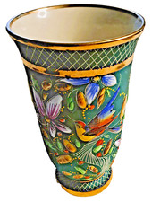 Ancien grand vase H.Béquet  Quaregnon Vintage