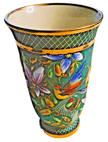 Ancien grand vase béquet - vase, h.béquet