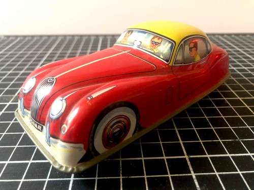 Voiture jaguar tin - toy, vintage