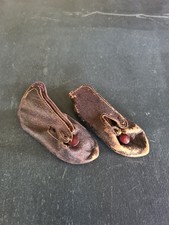 Chaussures anciennes cuir - chaussures, en