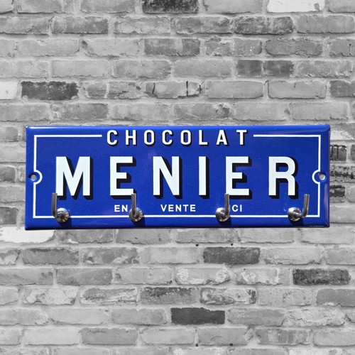 Plaque émaillée menier - émaillée,