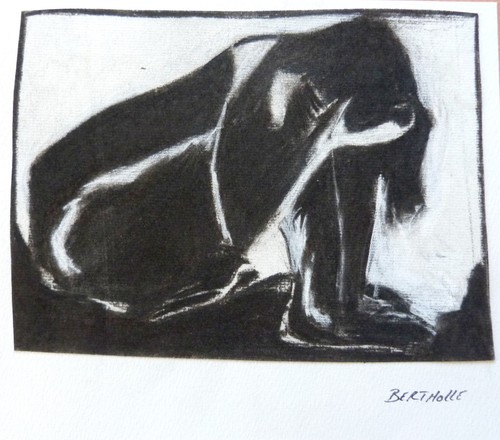Composition abstraite pastel - composition,