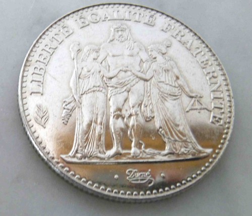 Pièce francs hercule - de,