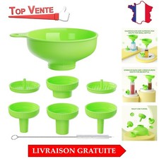 Entonnoir Pisol : Outil de Cuisine Multifonctionnel avec 2 Passoires Pratiques