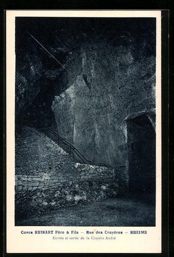 Cpa reims caves - reims,,