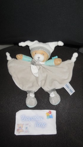 Doudou plat ours - doudou,