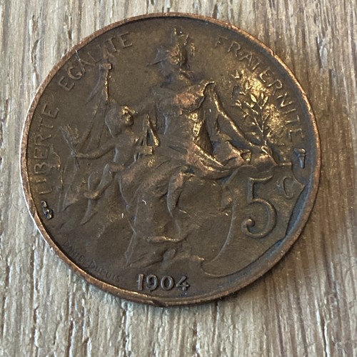 Centimes france 1904 - 5,