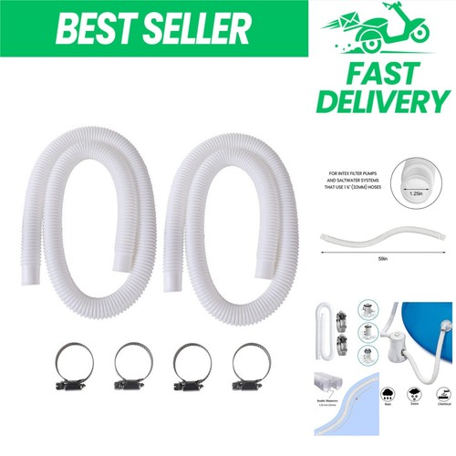 Tuyau piscine 32mm 2pcs - de,