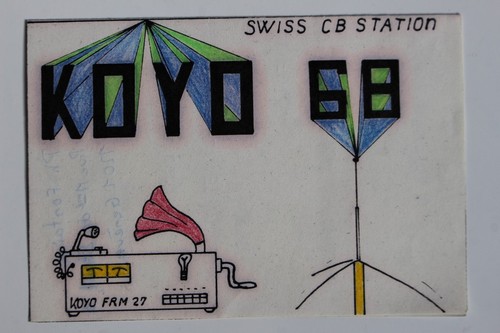 Carte postale qsl radio - postale,