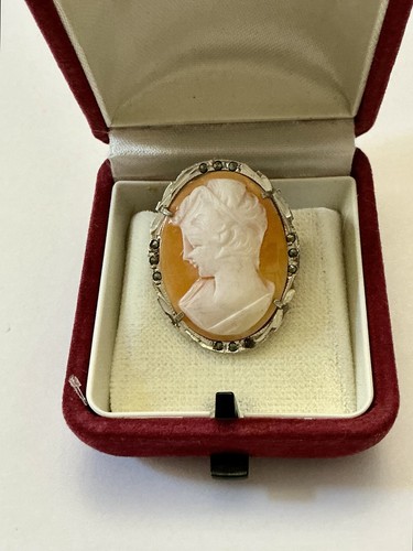Camee italien broche ancienne - broche,