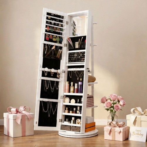360 swivel mirrored jewelry - 360°,