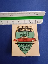 Chromo Transfert Cycles Motos Romans Authentique Années 60
