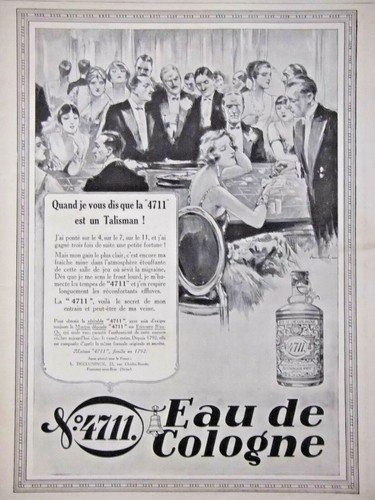 Publicité presse 1927 eau - de,