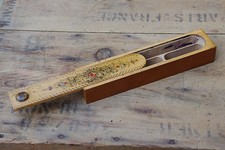 Ancien plumier d'ecolier avec