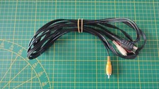Câble audio vidéo RGB Sony abimé console de jeux Sony Playstation 2 Ps2 #D94