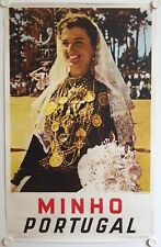 Affiche Tourisme MINHO - PORTUGAL 1958 Photo Horacio Novais