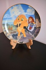 "The Circle of Life" The Lion King Collectors plate with stand