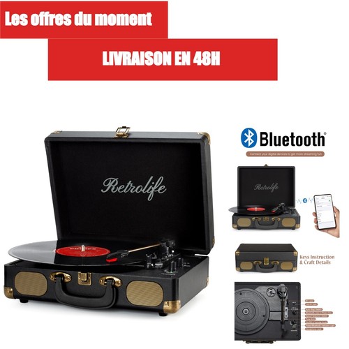 Platine vinyle bluetooth - platine,