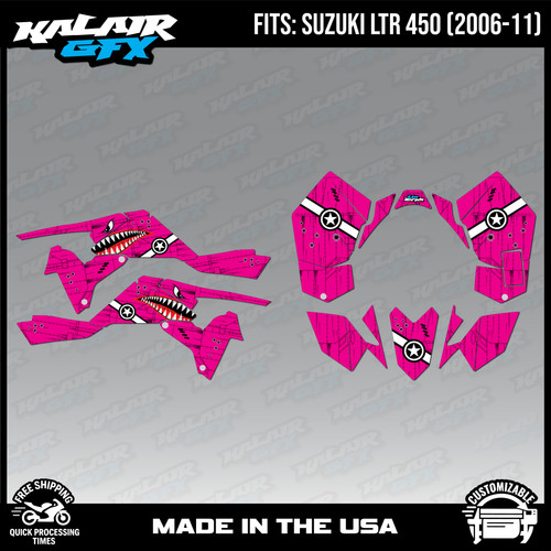 Graphics kit for suzuki atv - suzuki,
