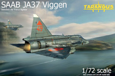 SAAB JA-37 VIGGEN Swedish A.F. Fighter -  TARANGUS 1/72 PLASTIC KIT
