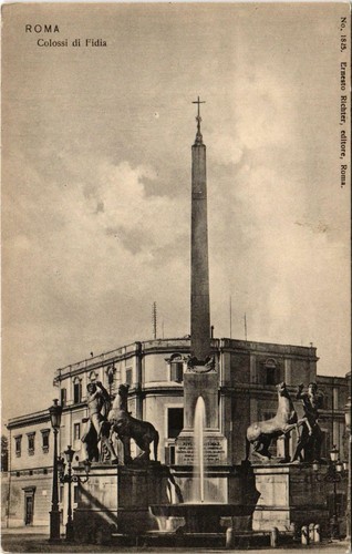Cpa roma colossi - cpa,