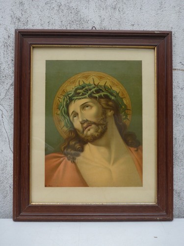 Vieux image impression jésus - image,