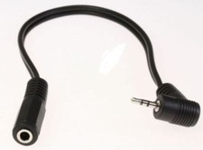 Câble adaptateur audio jack 2,5 mm stéréo mâle vers jack 3,5 mm femelle 0,20 m n