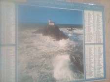 calendrier almanach du facteur ptt des postes nord 1997