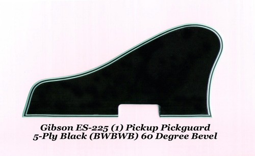 225 pickguard ply - es-225, 5-ply