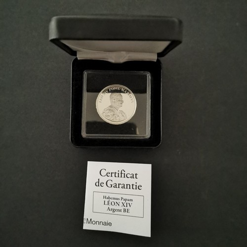 Coffret medaille argent 800 - argent, 800‰